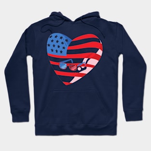 Independence Day USA V Hoodie